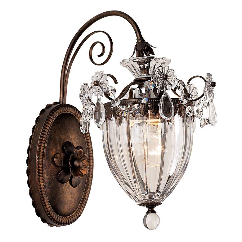 Image 5 Schonbek Bagatelle Collection 13 inch High Crystal Wall Sconce more views