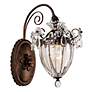 Schonbek Bagatelle Collection 13" High Crystal Wall Sconce in scene