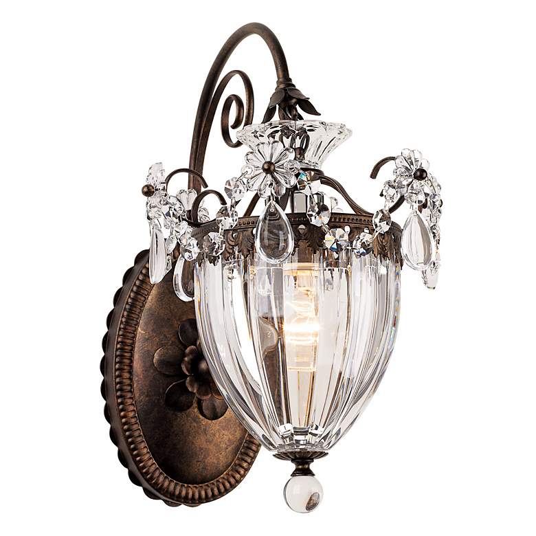 Image 1 Schonbek Bagatelle Collection 13 inch High Crystal Wall Sconce