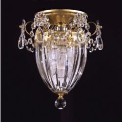 Schonbek Bagatelle Collection 8&quot; Wide Crystal Ceiling Light