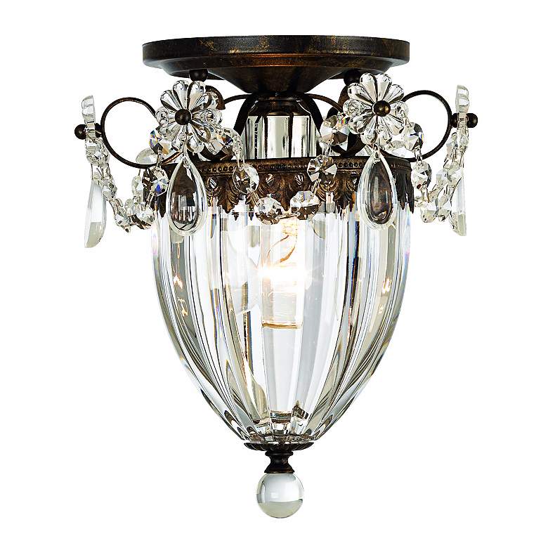 Image 3 Schonbek Bagatelle Collection 8" Wide Crystal Ceiling Light more views