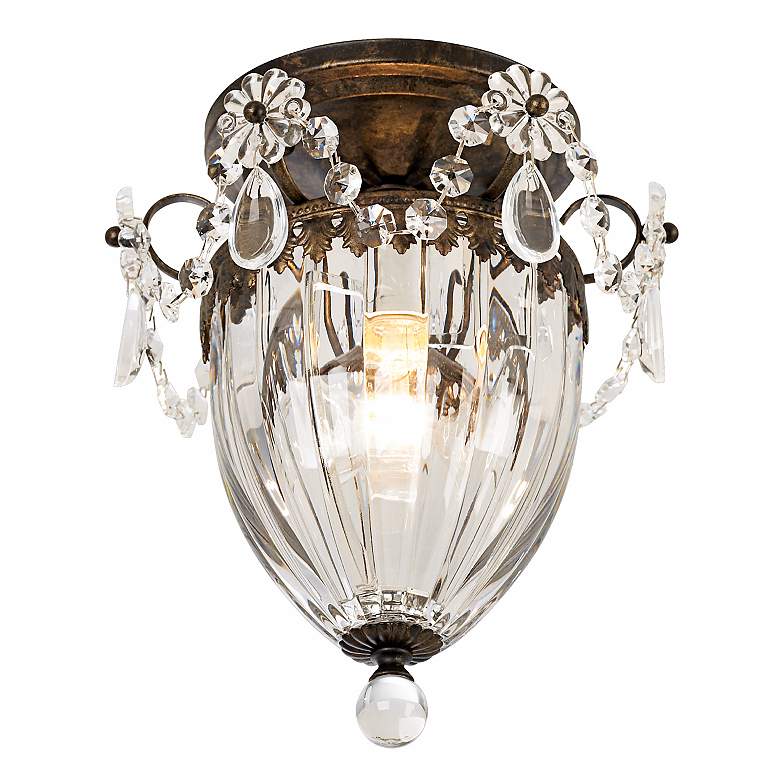 Image 4 Schonbek Bagatelle Collection 8" Wide Crystal Ceiling Light more views