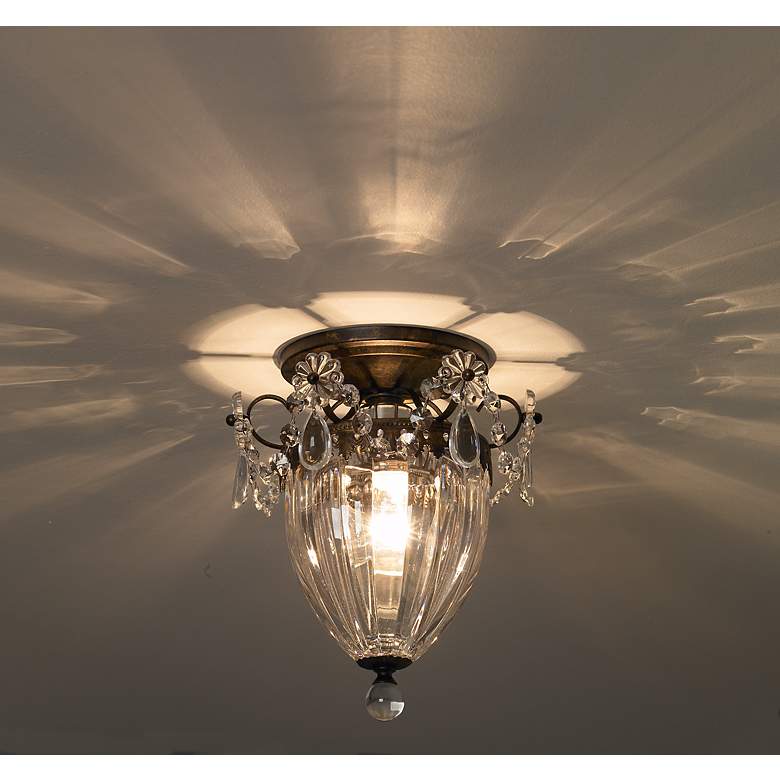 Image 5 Schonbek Bagatelle Collection 8" Wide Crystal Ceiling Light more views