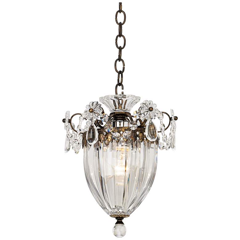 Image 3 Schonbek Bagatelle Collection 8 inch Wide Crystal Pendant Light