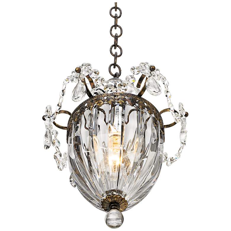 Image 5 Schonbek Bagatelle Collection 8" Wide Crystal Pendant Light more views