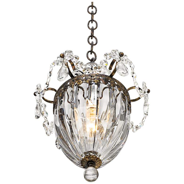 Image 5 Schonbek Bagatelle Collection 8 inch Wide Crystal Pendant Light more views