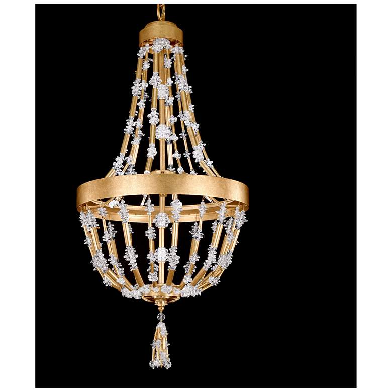Image 1 Schonbek Bali 16" Wide Heirloom Gold Clear Crystal LED Pendant