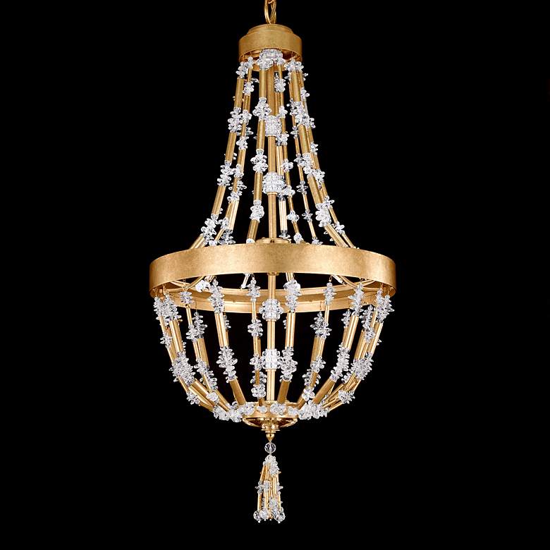 Image 1 Schonbek Bali 16" Wide Heirloom Gold Clear Crystal LED Pendant