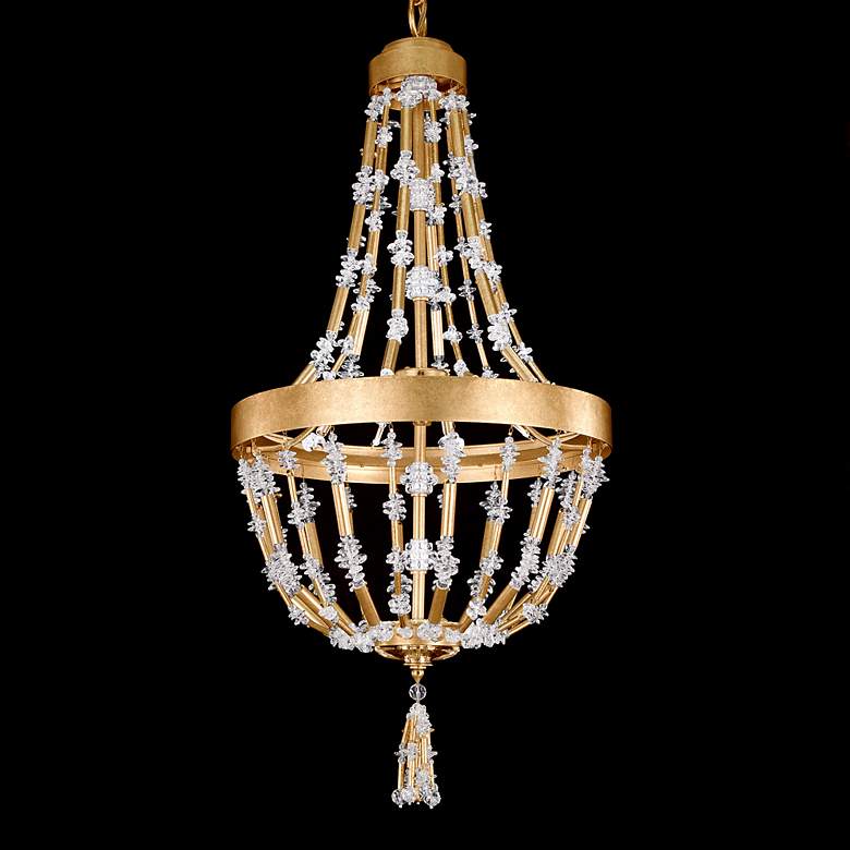 Image 1 Schonbek Bali 16 inch Wide Heirloom Gold Clear Crystal LED Pendant