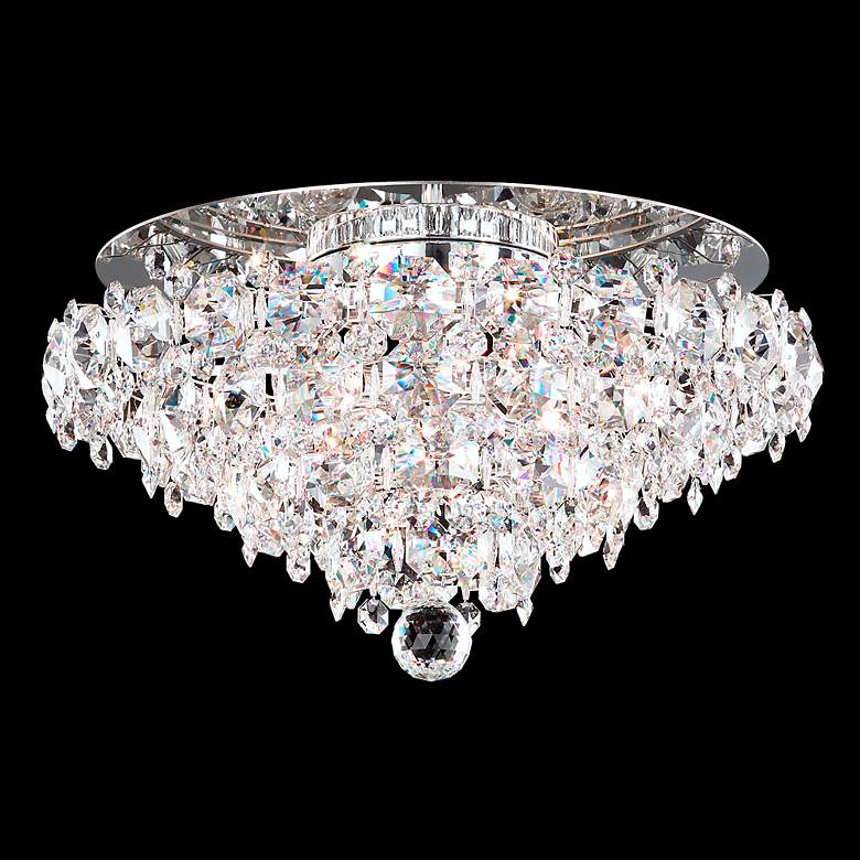 Image 4 Schonbek Baronet 19"W Polished Stainless Steel Ceiling Light more views