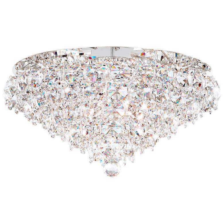 Image 2 Schonbek Baronet 24"W Polished Stainless Steel Ceiling Light
