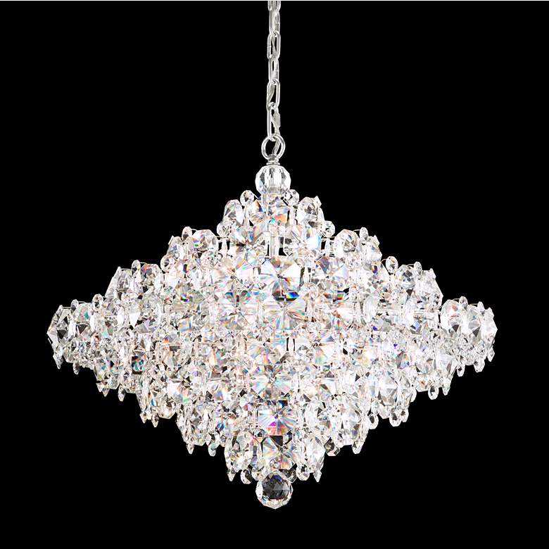 Image 1 Schonbek Baronet 24"W Stainless Steel and Crystal Pendant