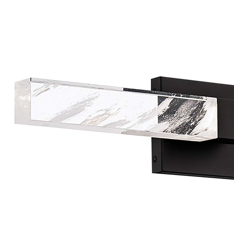 Image 3 Schonbek Baton 26" Wide Black LED Bath Light more views