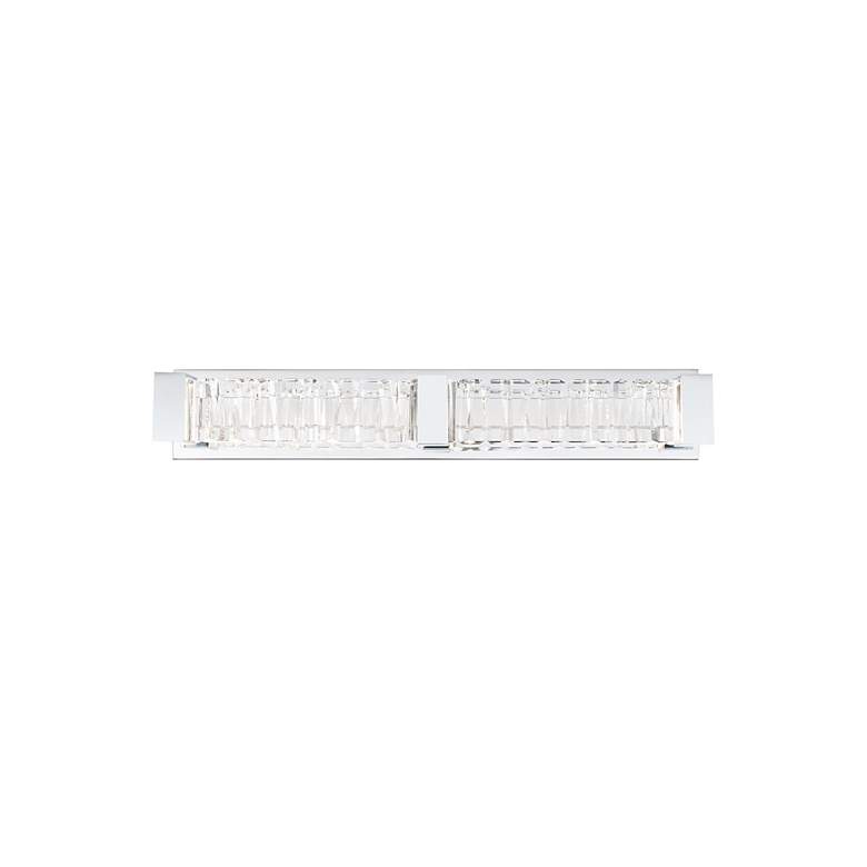Image 5 Schonbek Beyond Guild 26" Chrome and Crystal LED Bath Vanity Light more views