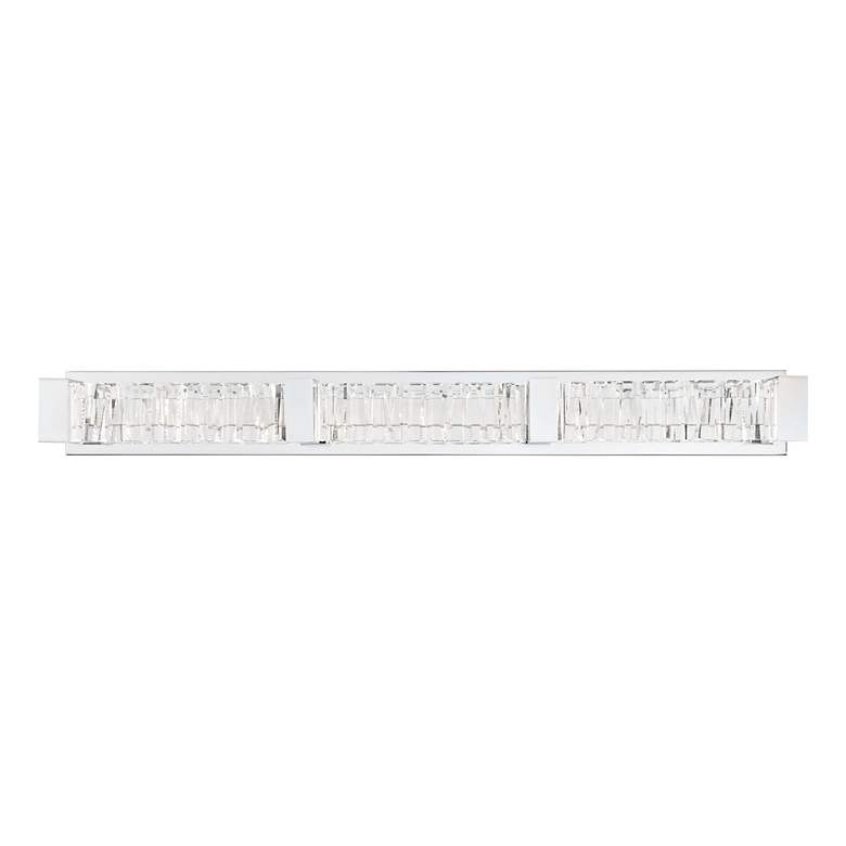 Image 2 Schonbek Beyond Guild 38" Chrome and Crystal LED Bath Vanity Light more views