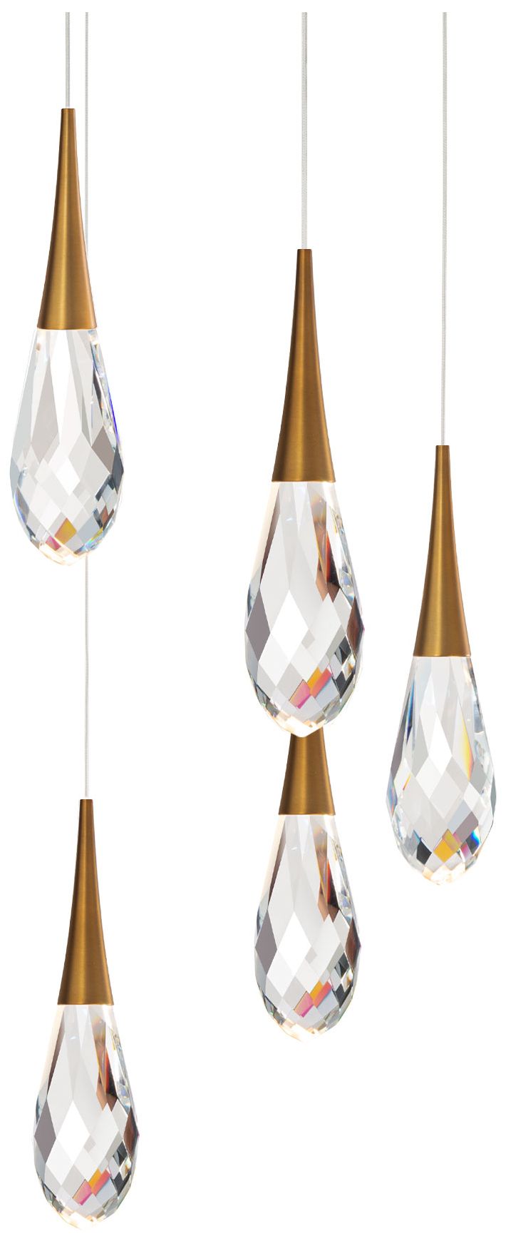 Schonbek-Beyond Hibiscus Brass - Antique Brass Collection