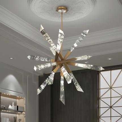 Schonbek-Beyond Solitude Brass - Antique Brass Collection