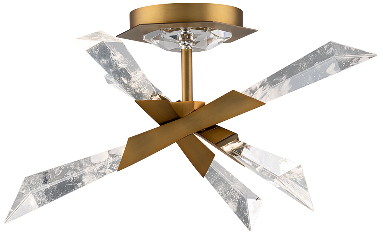 Schonbek-Beyond Solitude Brass - Antique Brass Collection