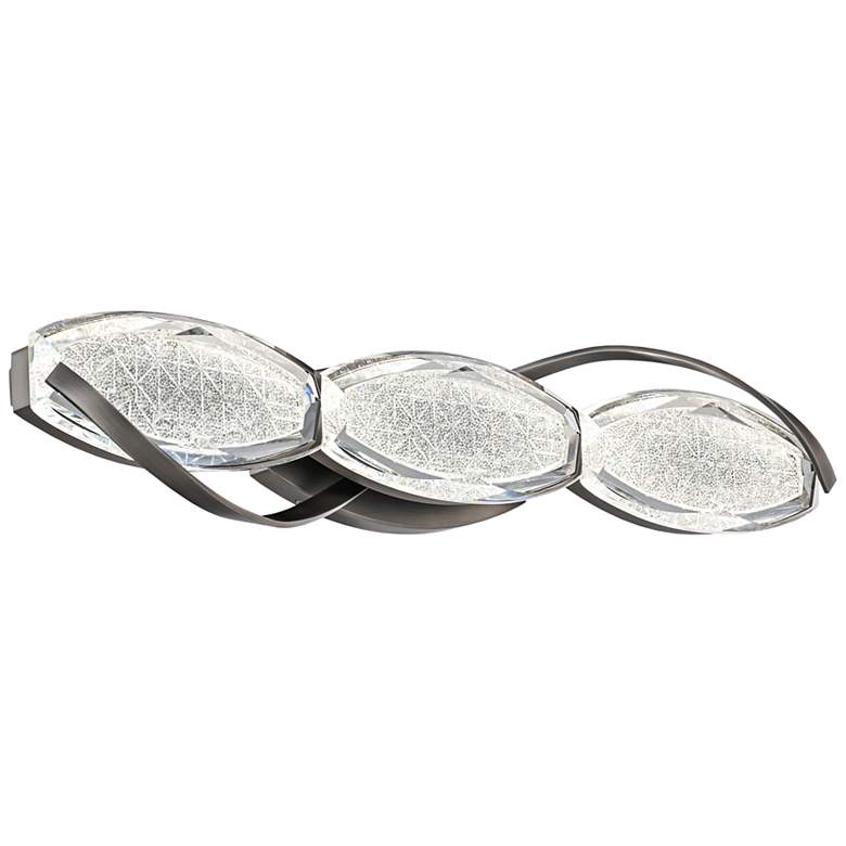 Image 1 Schonbek Bijoux 27 1/2" Wide Brushed Nickel LED Bath Light
