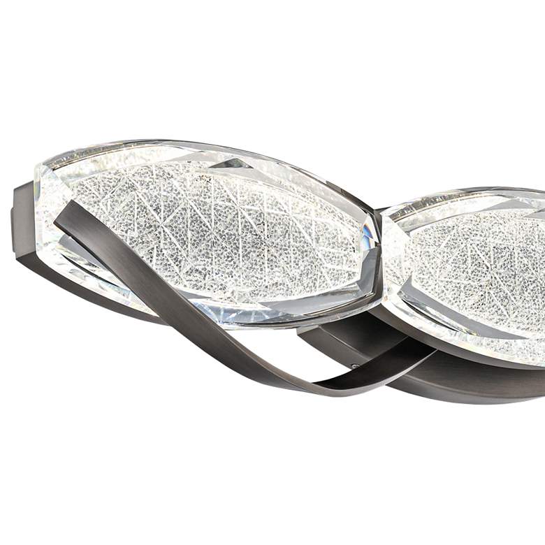 Image 2 Schonbek Bijoux 27 1/2" Wide Brushed Nickel LED Bath Light more views