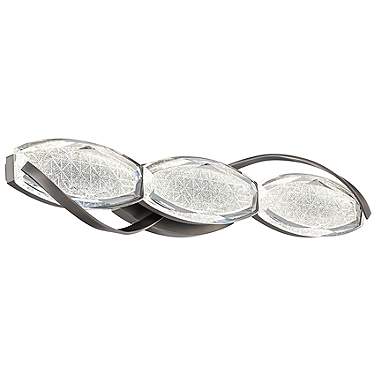 Schonbek Bijoux 27 1/2" Wide Brushed Nickel LED Bath Light