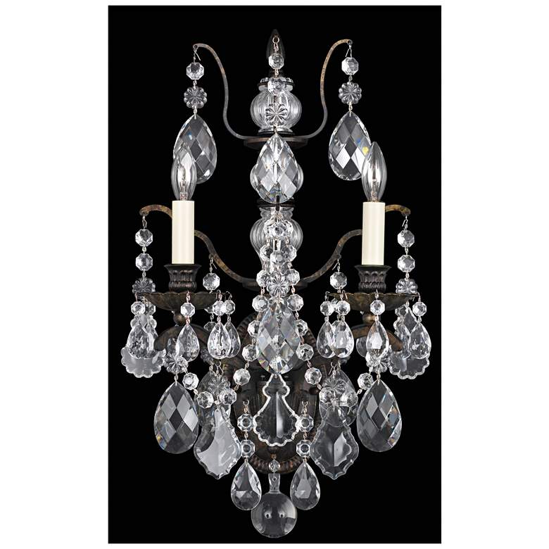 Image 1 Schonbek Bordeaux 21 1/2" High Heirloom Bronze Wall Sconce