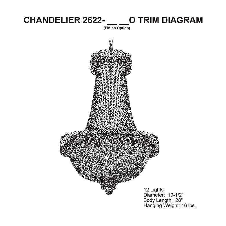 Image 3 Schonbek Camelot 19 1/2" W in Aurelia and Crystal Chandelier more views