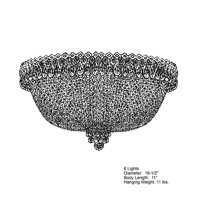 Image 4 Schonbek Camelot 19 1/2" Wide Aurelia Ceiling Light more views