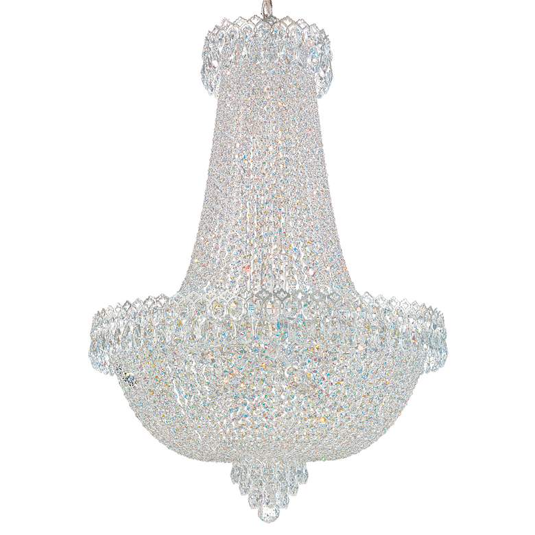 Image 1 Schonbek Camelot 22 Light Optic Crystal Polished Silver Chandelier