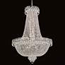 3_Schonbek Camelot 22 Light Optic Crystal Polished Silver Chandelier more views