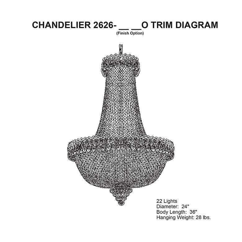 Image 5 Schonbek Camelot 22 Light Optic Crystal Polished Silver Chandelier more views