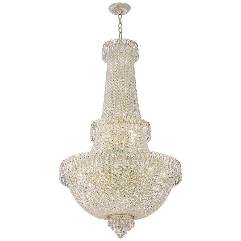 Image 7 Schonbek Camelot Optic Crystal 41-Light Chandelier in Aurelia Finish more views