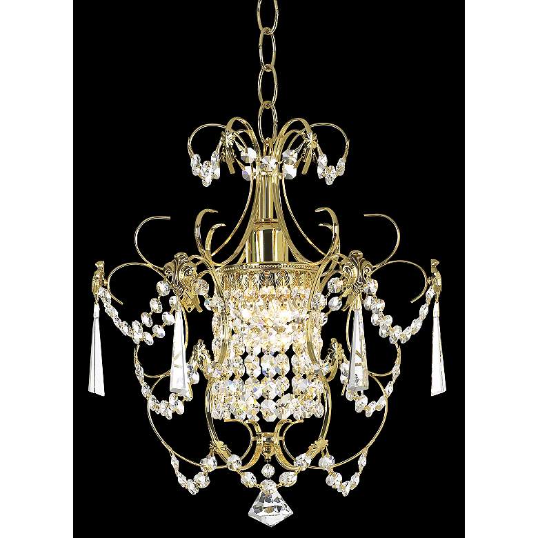 Image 3 Schonbek Century 12 1/2 inchW Aurelia Gold Pendant Chandelier