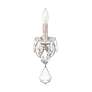 2_Schonbek Century 13" High Antique Silver Crystal Wall Sconce