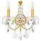 Schonbek Century 14" High Heirloom Gold 2-Light Wall Sconce
