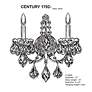 4_Schonbek Century 14" High Heirloom Gold 2-Light Wall Sconce more views