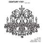 3_Schonbek Century 24" Wide Etruscan Gold 8-Light Chandelier more views