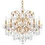 2_Schonbek Century 26" Wide Heirloom Gold Crystal Chandelier