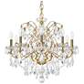 2_Schonbek Century 26"W Aurelia and Crystal 9-Light Chandelier