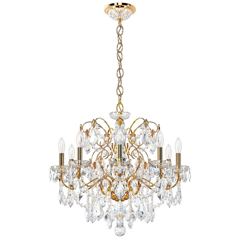 Image 4 Schonbek Century 26"W Aurelia and Crystal 9-Light Chandelier more views