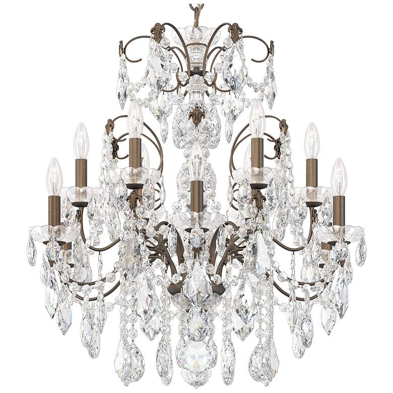 Image 2 Schonbek Century 30" Wide Etruscan Gold 12-Light Chandelier