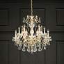 1_Schonbek Century 30" Wide Etruscan Gold 12-Light Chandelier