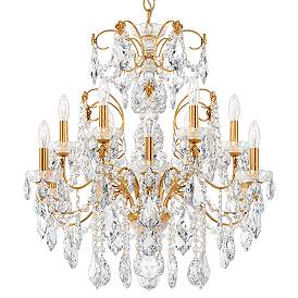 Image2 of Schonbek Century 30" Wide Heirloom Gold 12-Light Chandelier