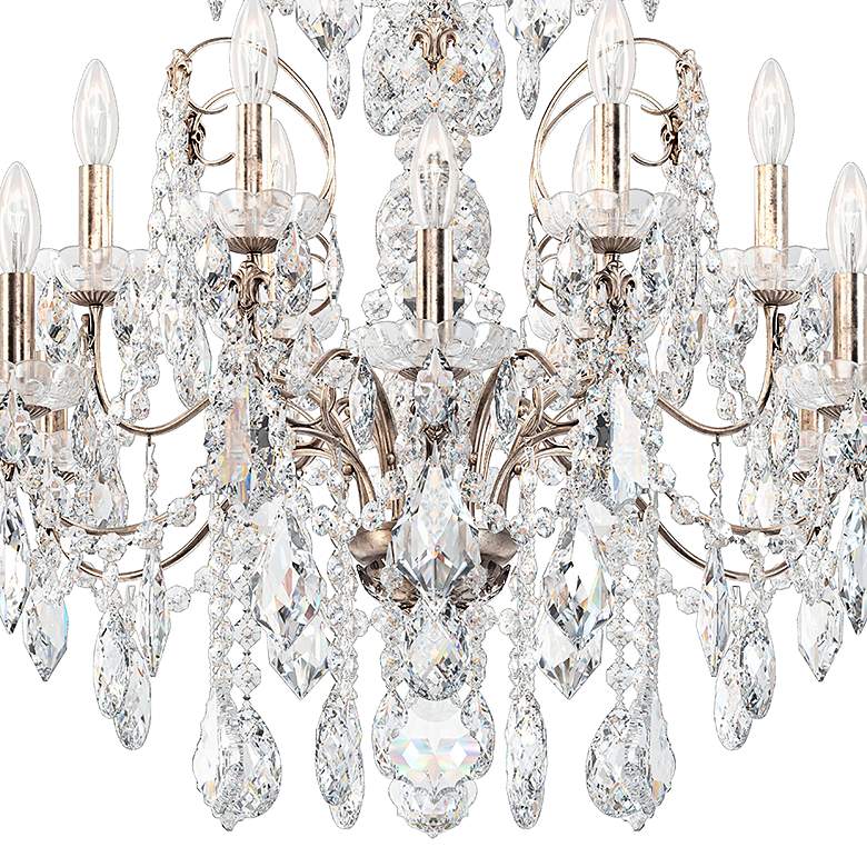 Image 3 Schonbek Century 30"W Antique Silver 12-Light Chandelier more views