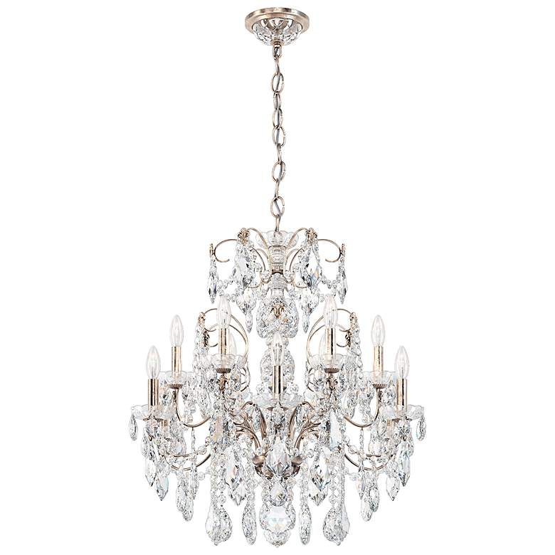 Image 4 Schonbek Century 30"W Antique Silver 12-Light Chandelier more views