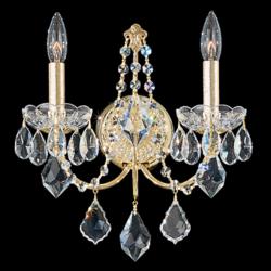 Schonbek Century Collection 14&quot; High Crystal Wall Sconce