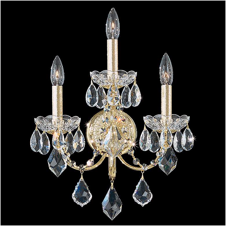 Image 1 Schonbek Century Collection 17 1/2" High Crystal Wall Sconce