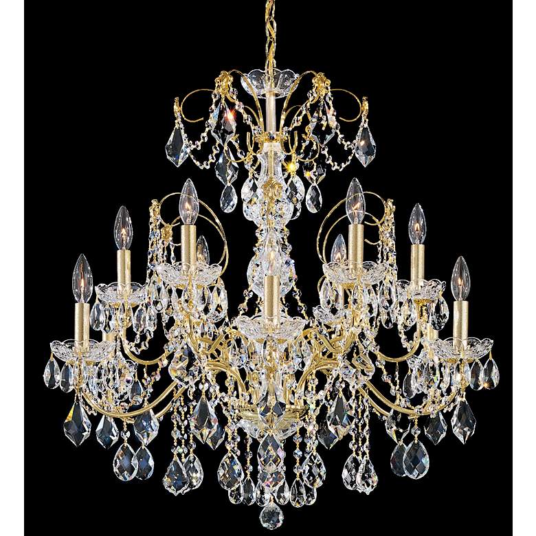 Image 1 Schonbek Century Collection 30 inch Wide Crystal Chandelier