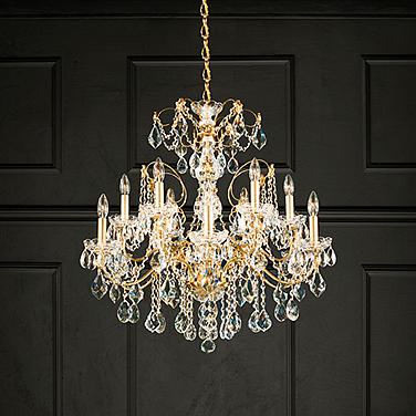Schonbek Century Collection 30" Wide Crystal Chandelier