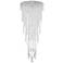 Schonbek Chantant 14"W Stainless Steel Crystal Ceiling Light
